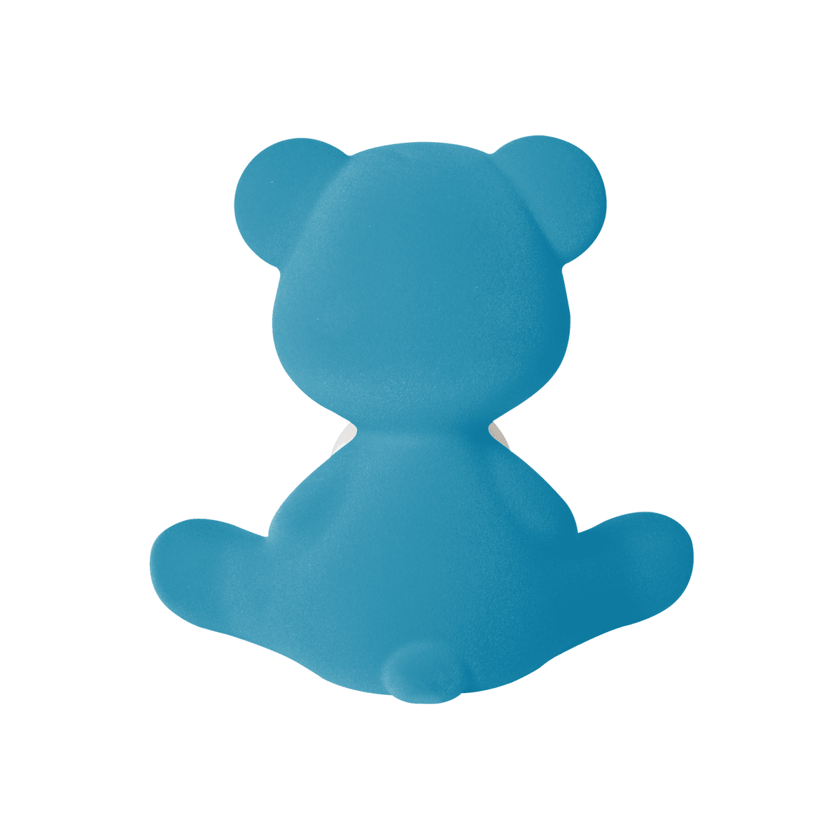 Lampa TEDDY GIRL VELVET błękitna Qeeboo Eye on Design