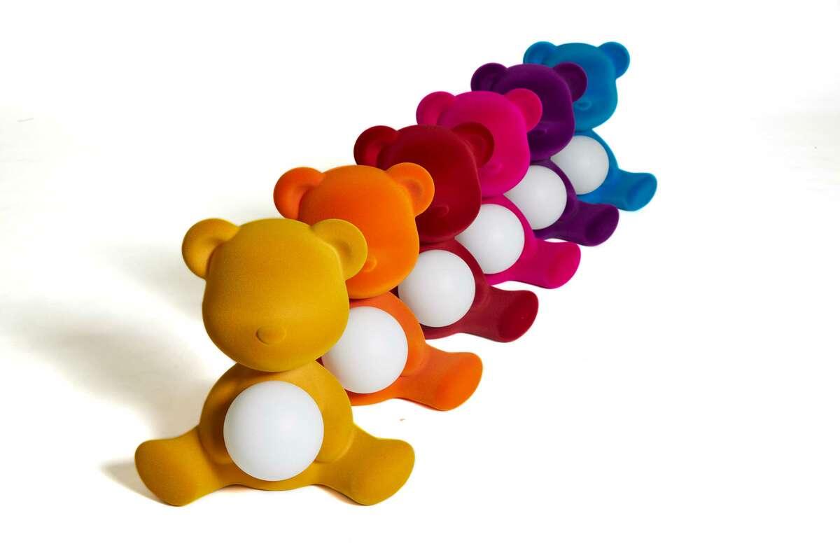 Lampa TEDDY GIRL VELVET czerwona Qeeboo Eye on Design