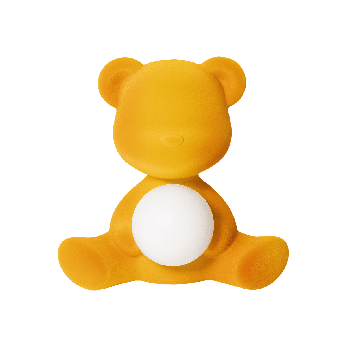 Lampa TEDDY GIRL VELVET żółta Qeeboo Eye on Design