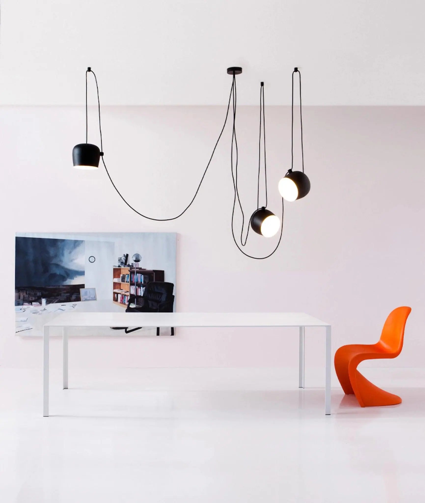 Lampa wisząca AIM czarny – Flos