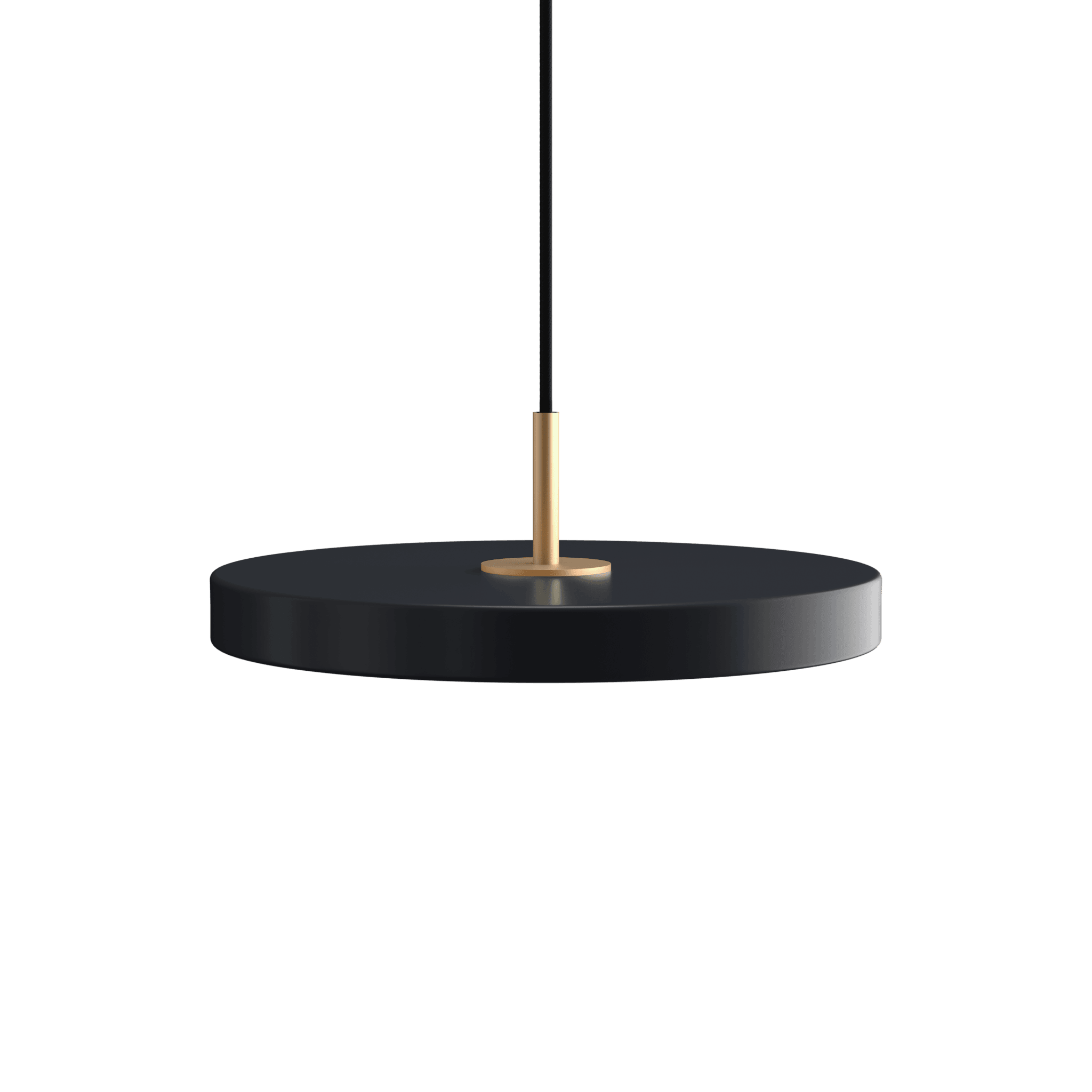 Lampa wisząca ASTERIA antracytowy UMAGE Ø31 x 3.3 cm Złoty Eye on Design