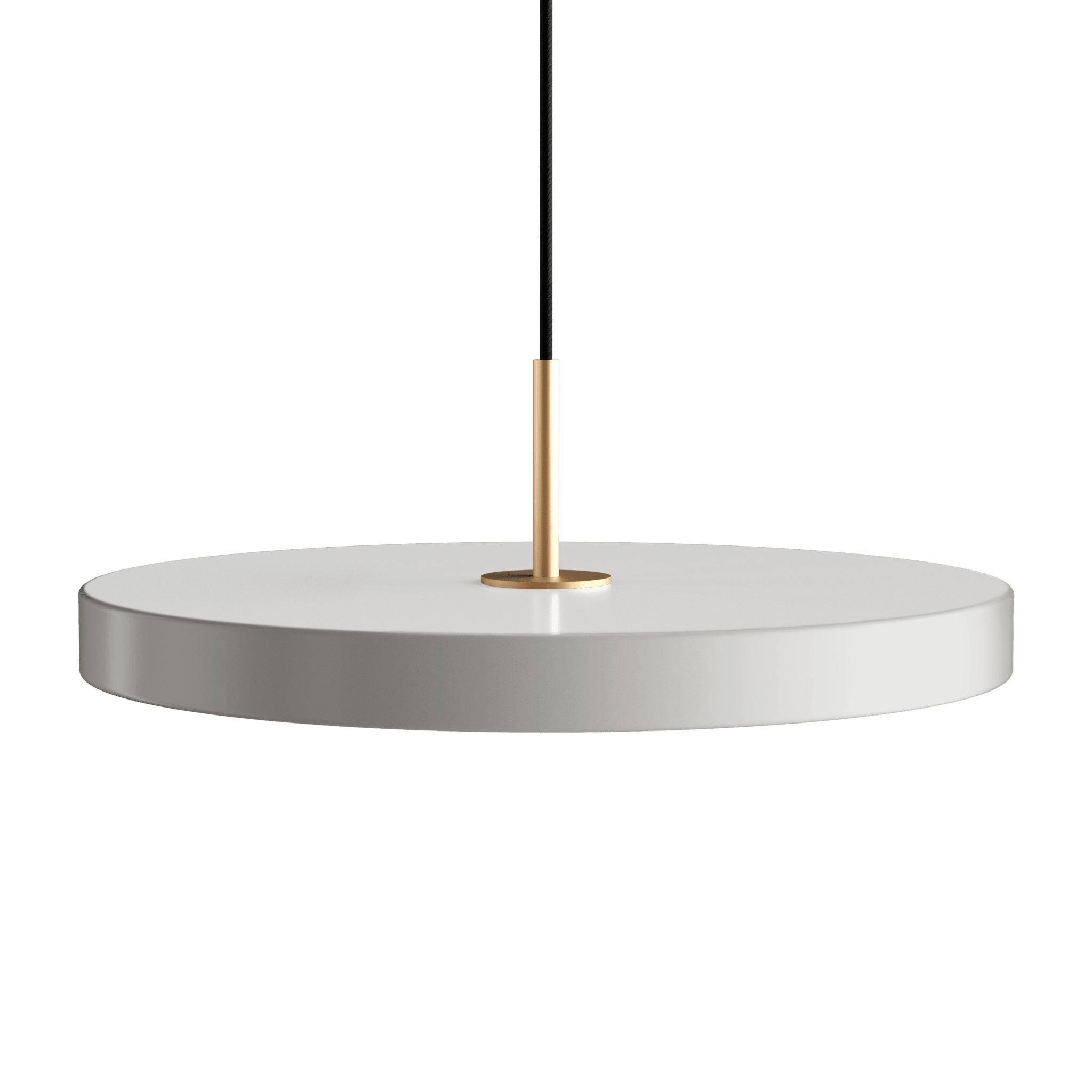 Lampa wisząca ASTERIA jasnoszary UMAGE Ø43 x 4 cm Złoty Eye on Design