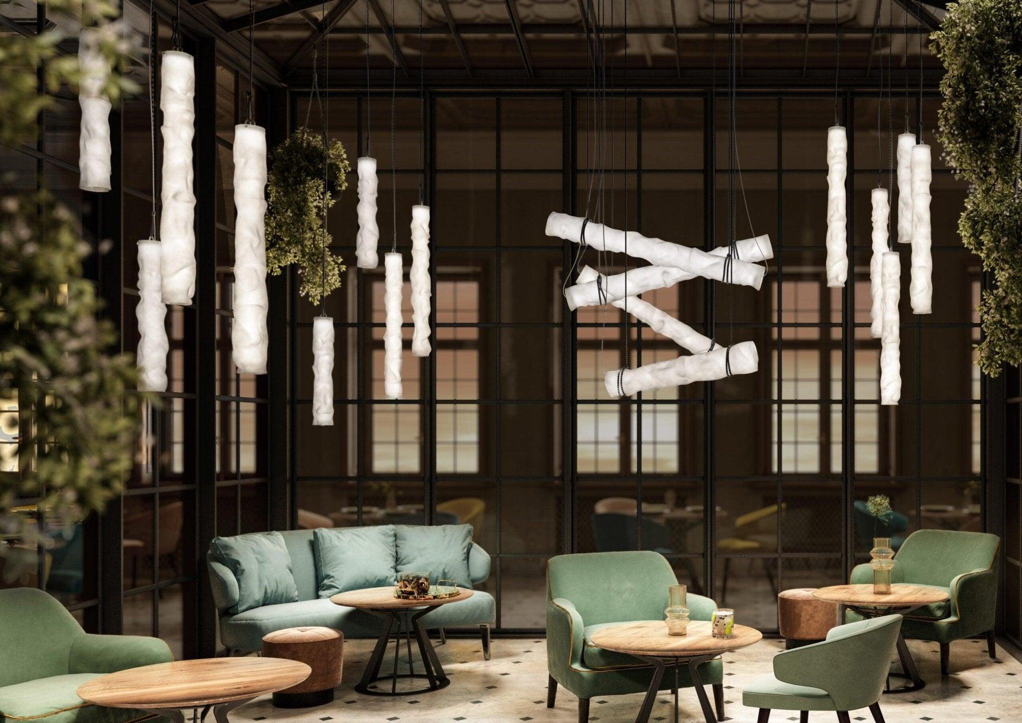 Lampa wisząca BAGGY HORIZONTAL biały Contardi Eye on Design