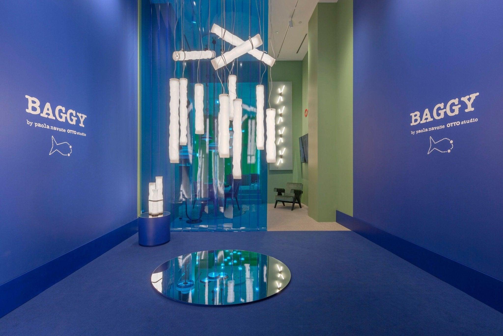 Lampa wisząca BAGGY HORIZONTAL biały Contardi Eye on Design