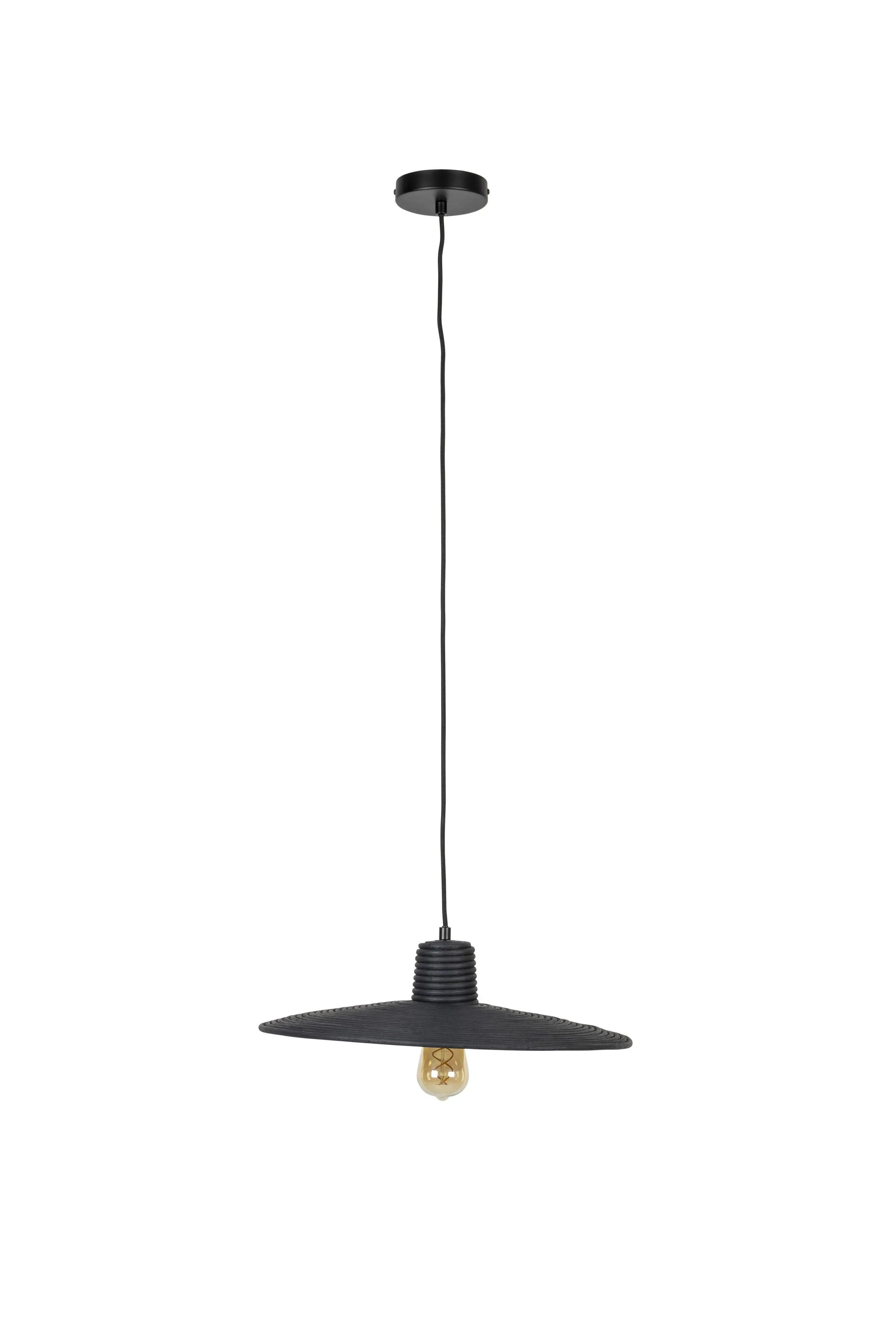 Lampa wisząca BALANCE rattan czarny – Zuiver