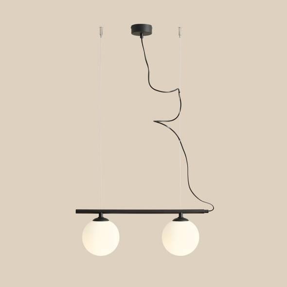 Lampa wisząca BERYL GLASS DUO czarny Artera Eye on Design