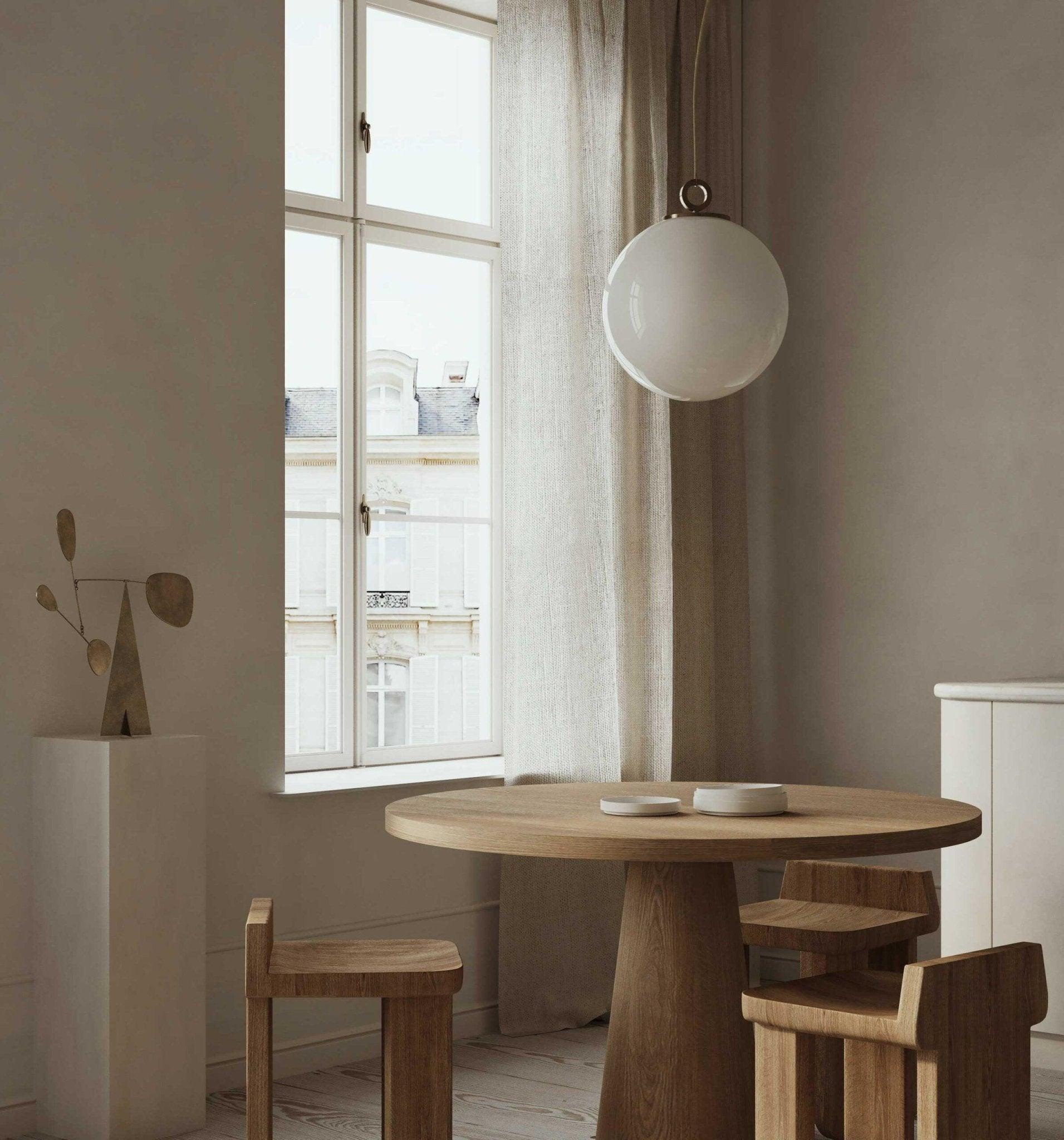 Lampa wisząca BIAŁA KULA mosiężny Embassy Interiors Eye on Design