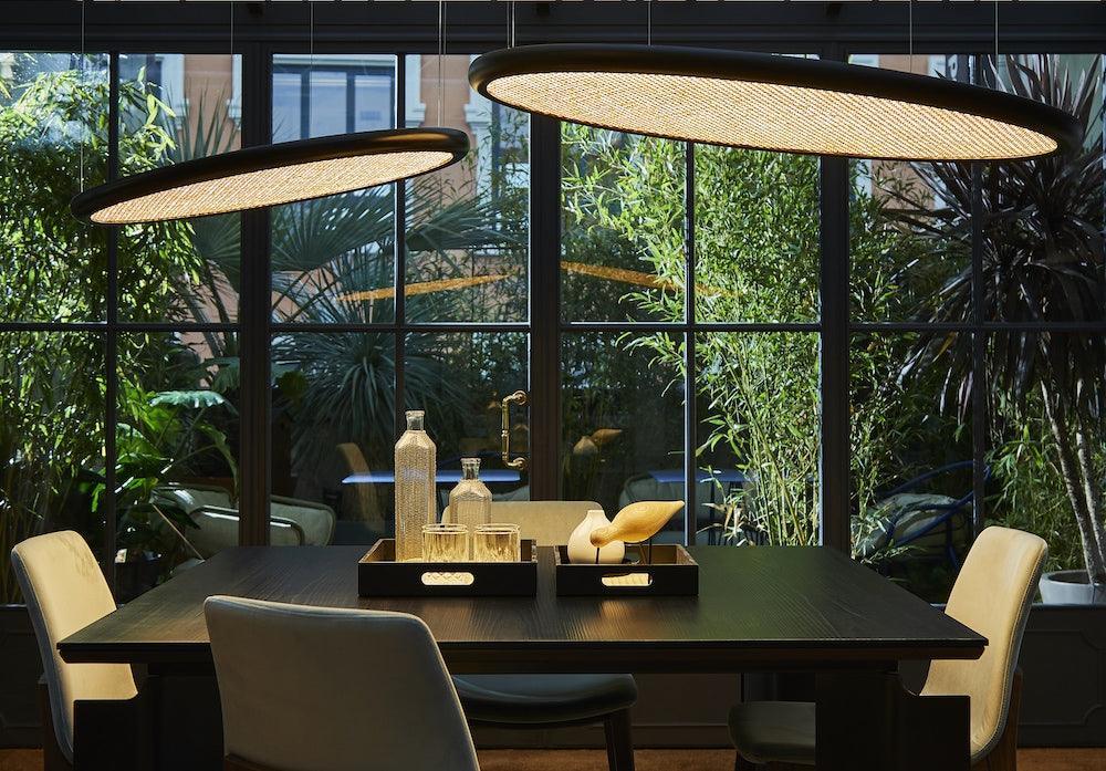 Lampa wisząca BOGOTÀ słoma wiedeńska Contardi Eye on Design