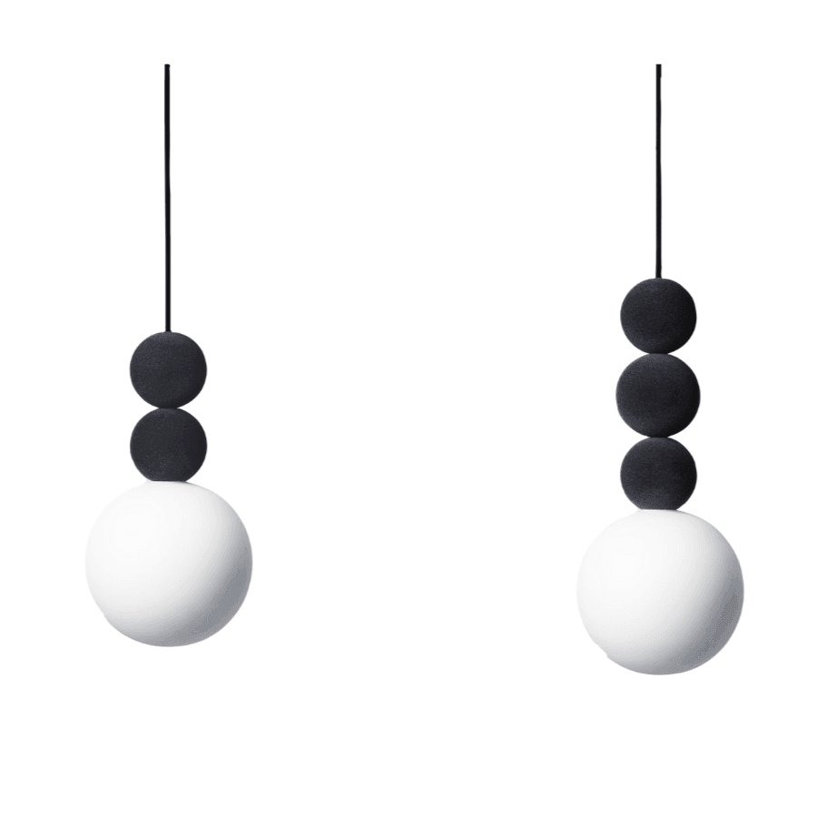 Lampa wisząca BOLA BOLA VELVET antracytowa Loftlight Eye on Design