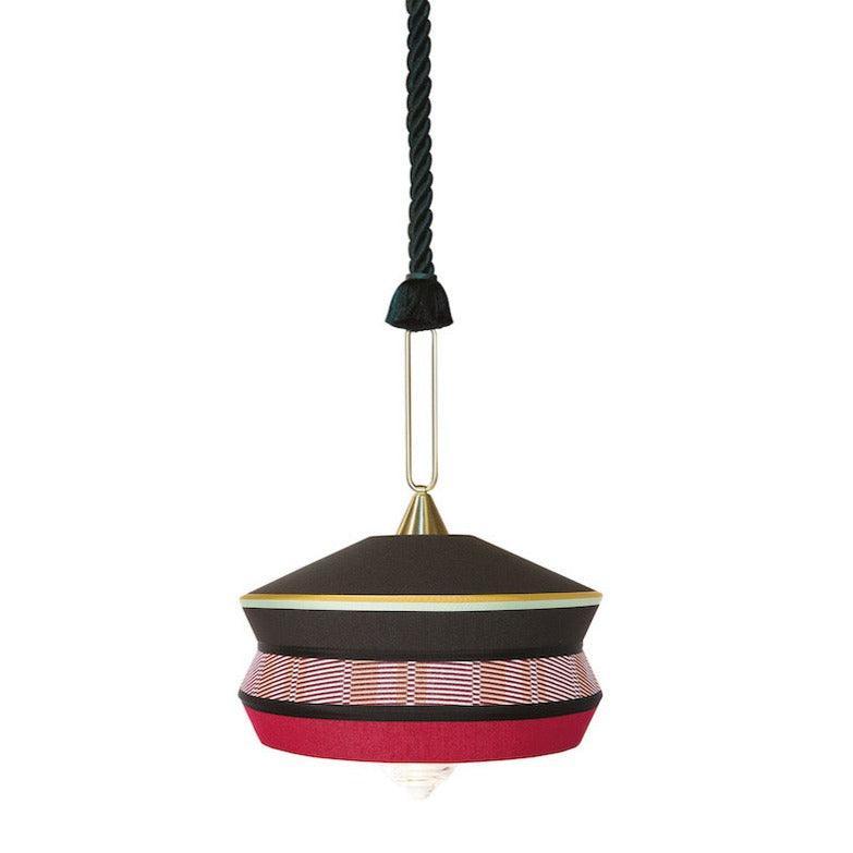 Lampa wisząca CALYPSO ANTIGUA czarny Contardi Eye on Design