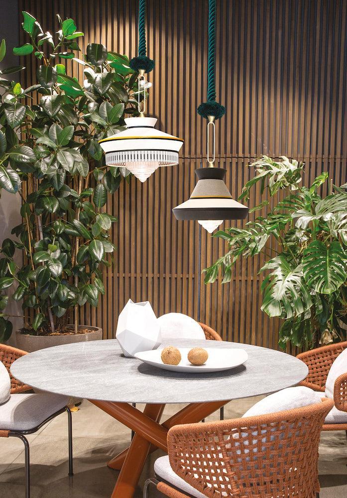 Lampa wisząca CALYPSO MARTINIQUE kremowy Contardi Eye on Design