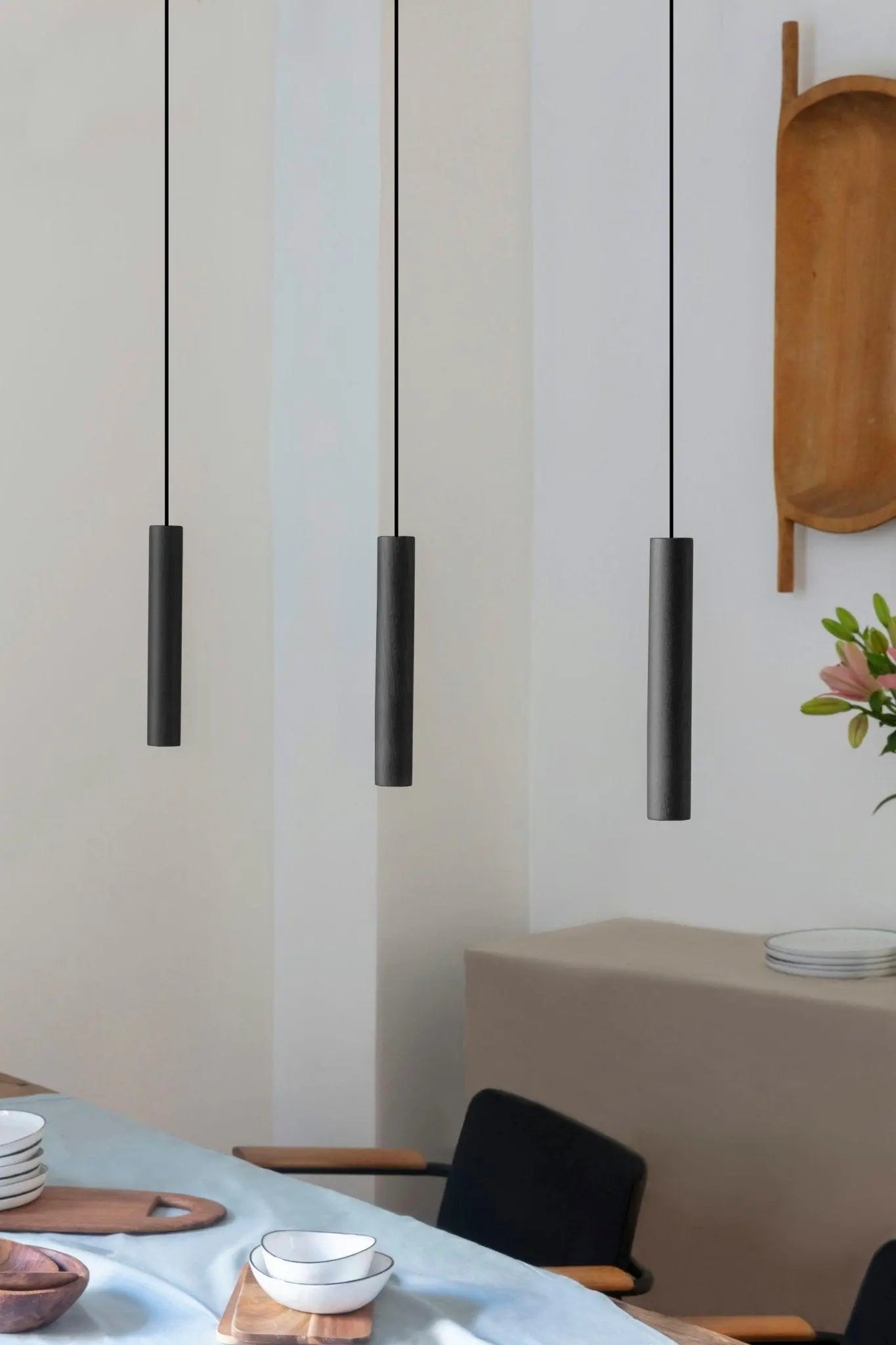 Lampa wisząca CHIMES czarny dąb – Umage