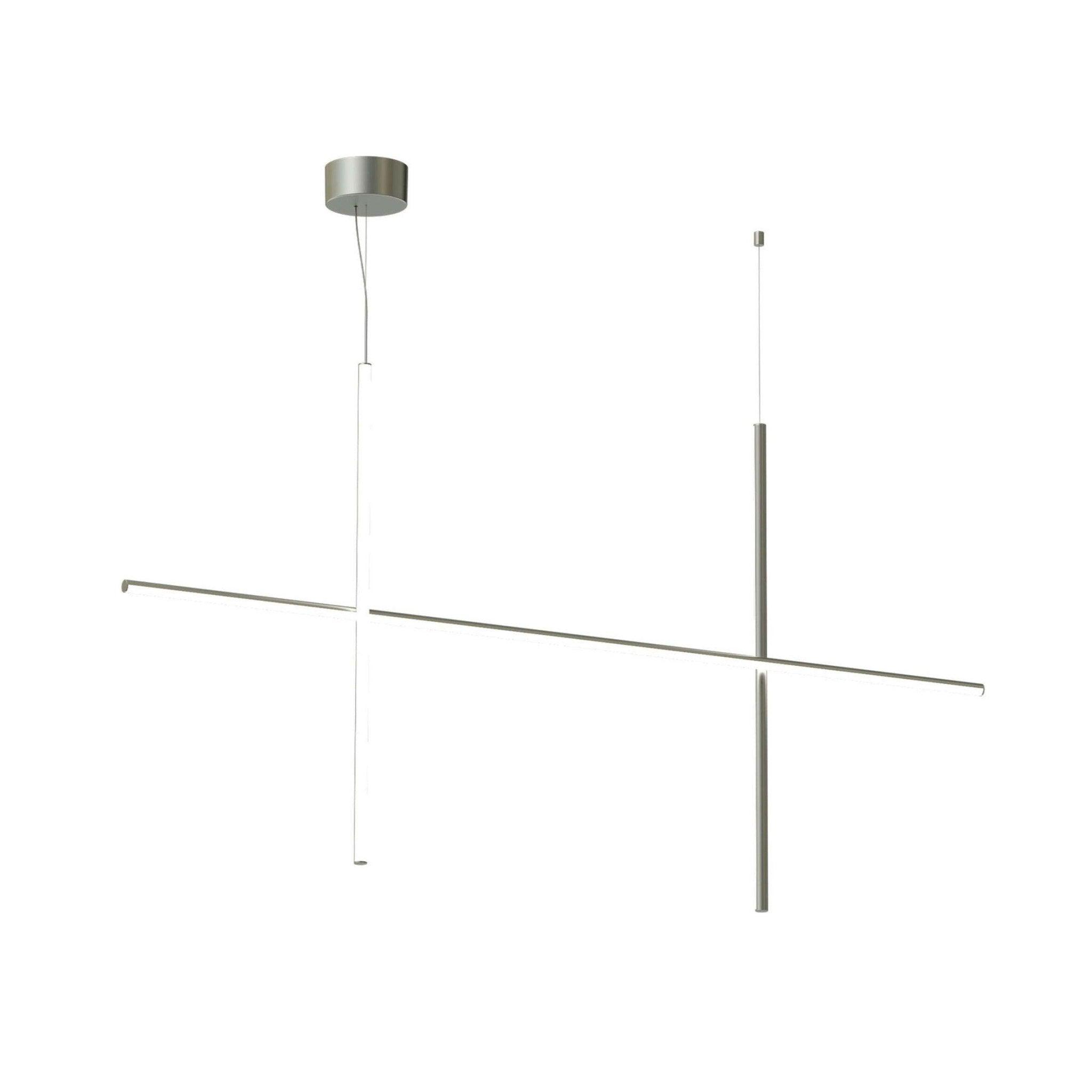 Lampa wisząca COORDINATES 2 srebrny Flos Eye on Design