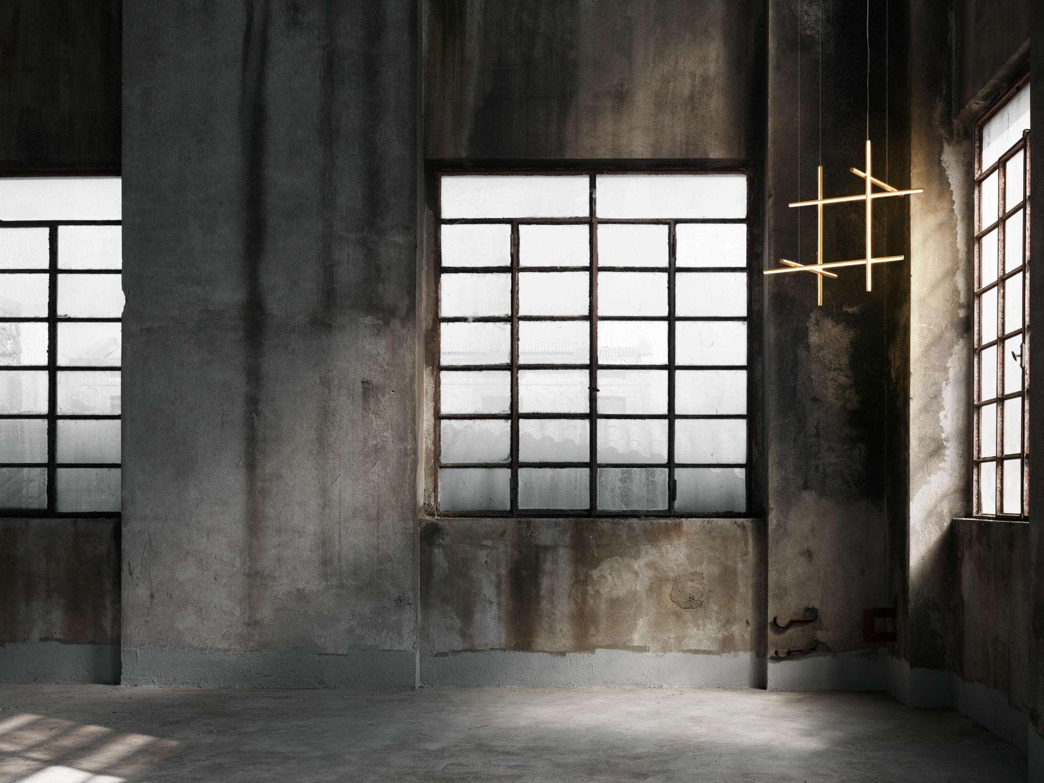 Lampa wisząca COORDINATES 3 srebrny Flos Eye on Design