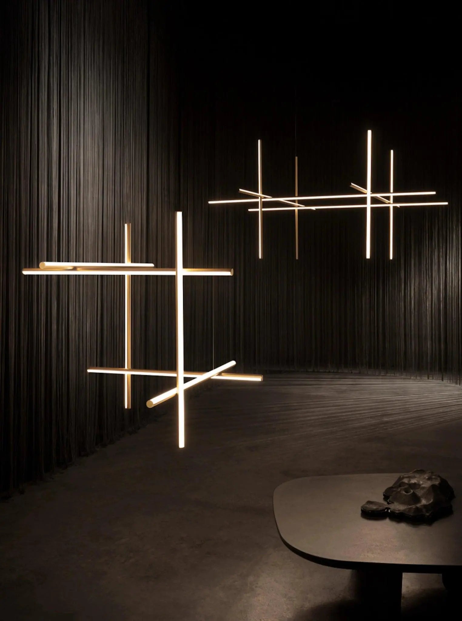 Lampa wisząca COORDINATES 3 szampański – Flos