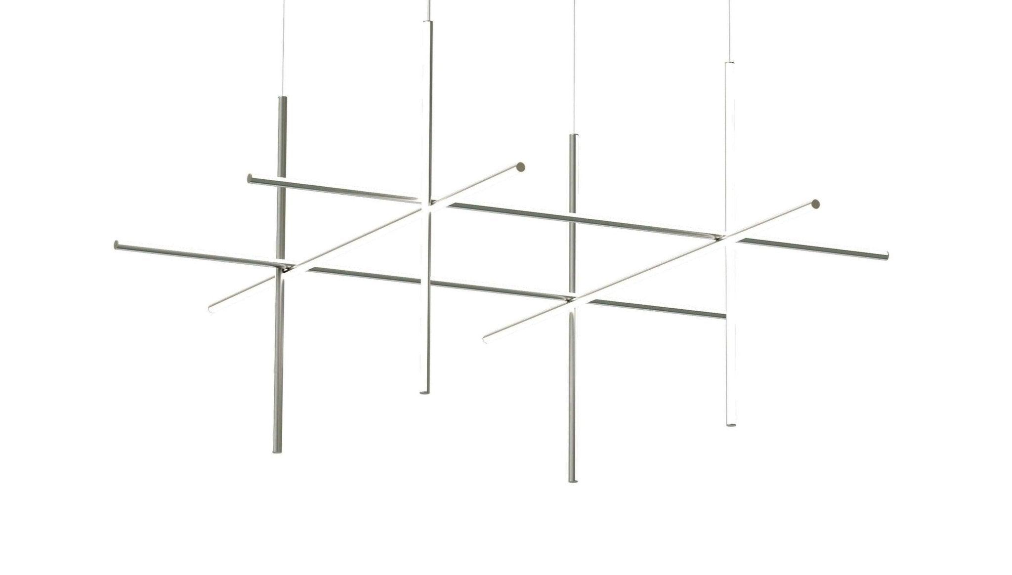 Lampa wisząca COORDINATES 4 srebrny Flos Eye on Design