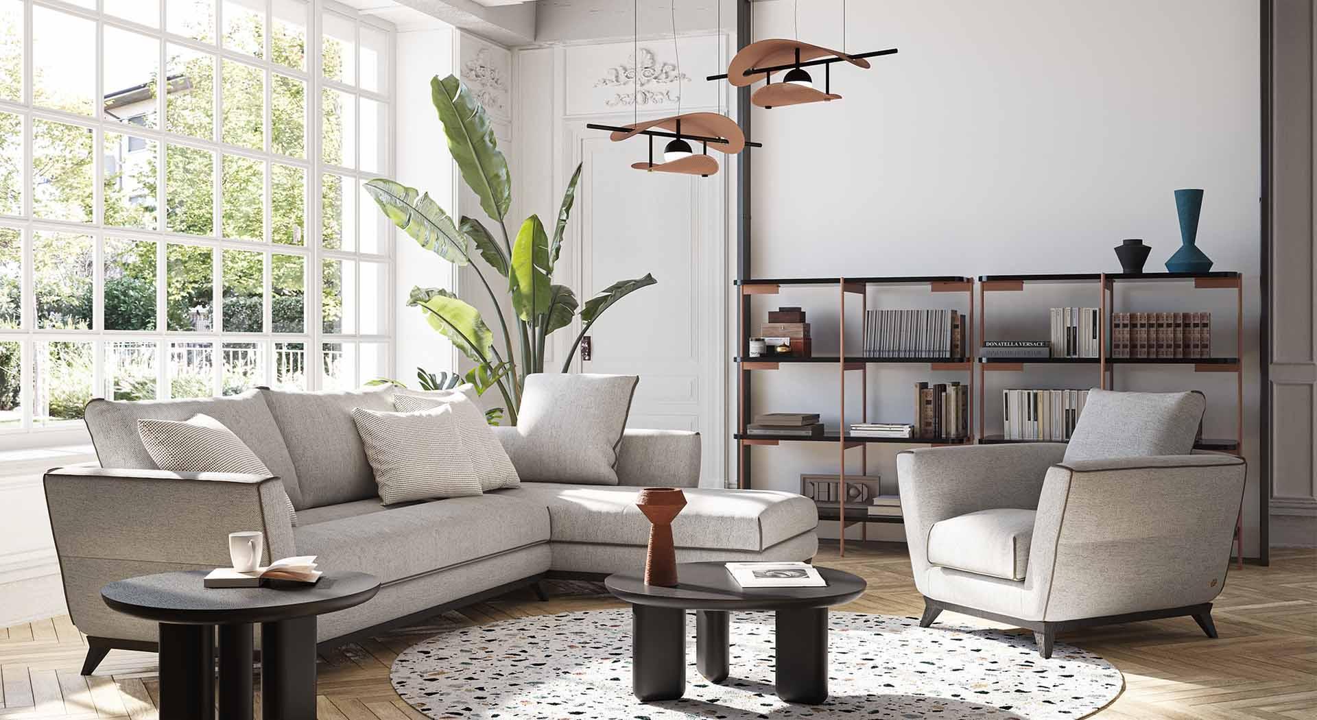 Lampa wisząca COROLLE HORIZONTAL ciemnozłoty Liu Jo Living Eye on Design