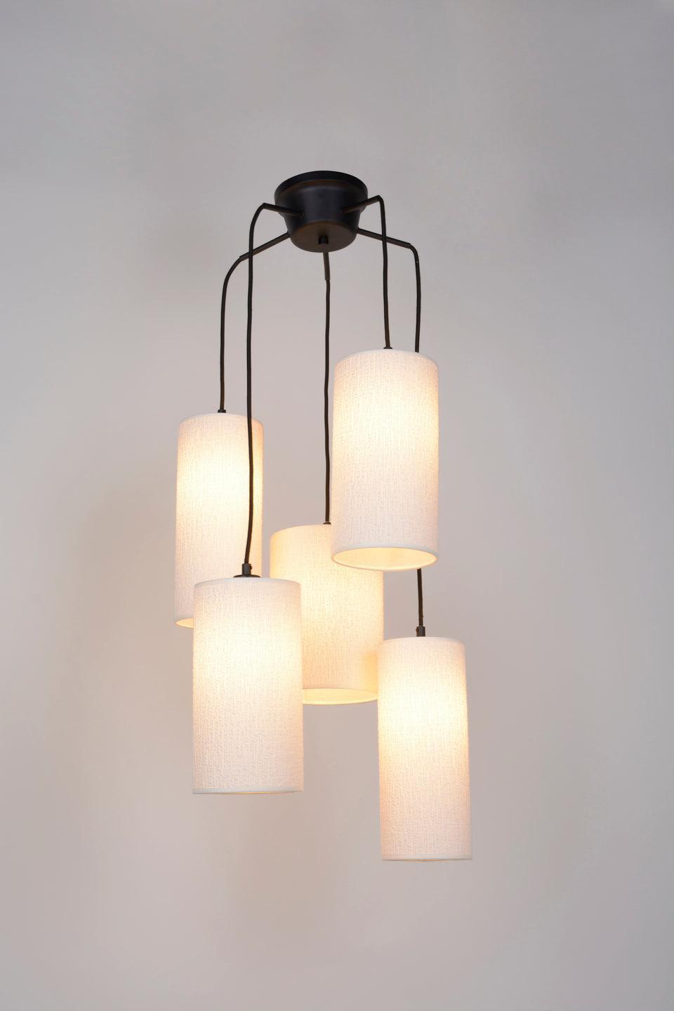 Lampa wisząca COSINESS 5L biały Market Set Eye on Design