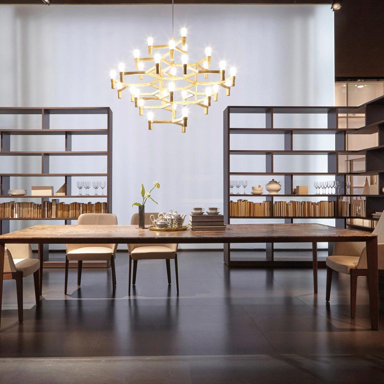 Lampa wisząca CROWN MAJOR złoty Nemo Eye on Design