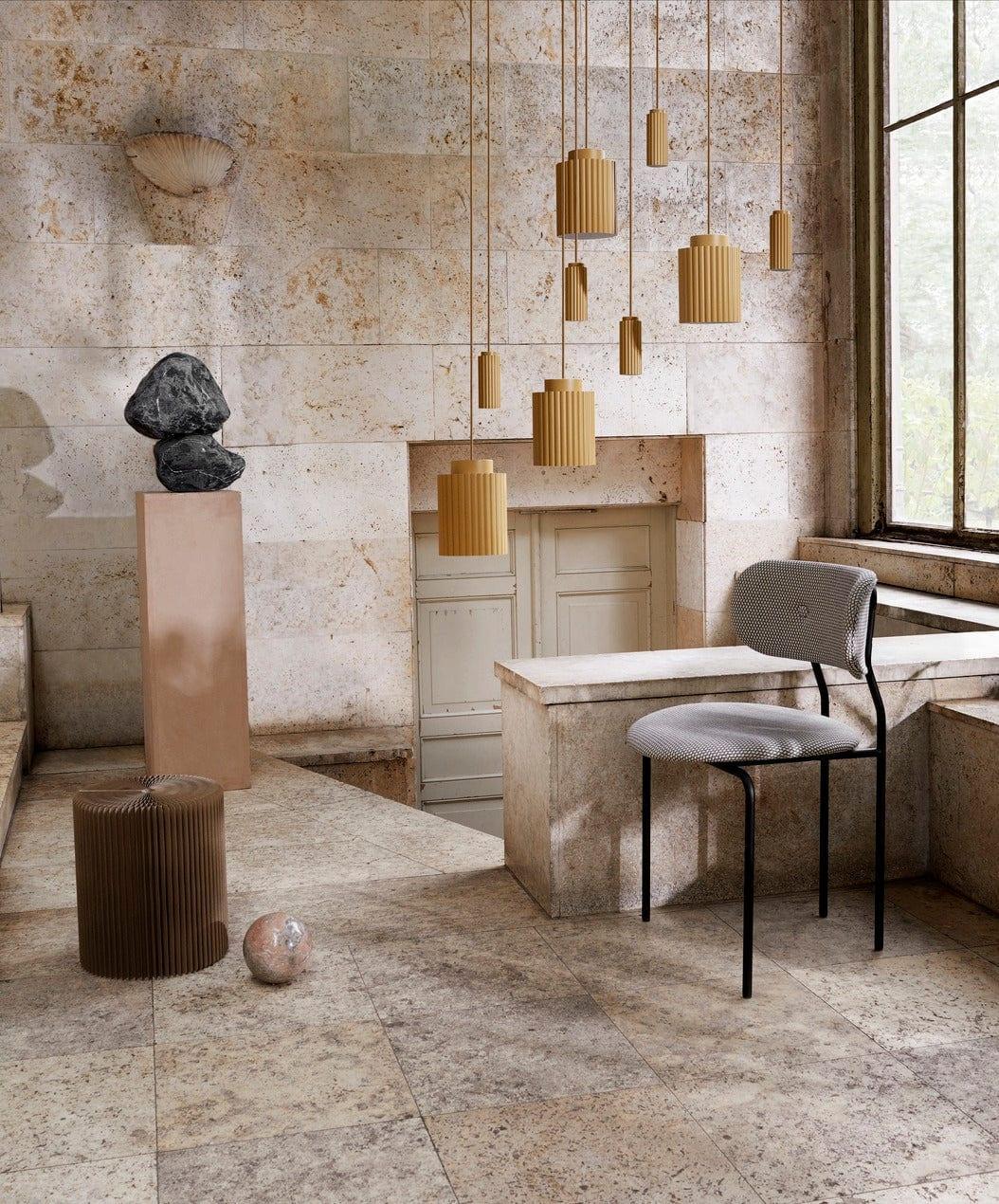 Lampa wisząca DONNA żółty Pholc Eye on Design