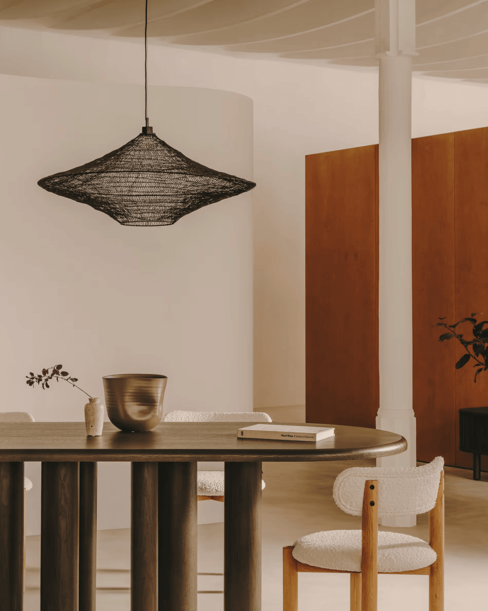 Lampa wisząca duża MAKAI czarny La Forma Eye on Design