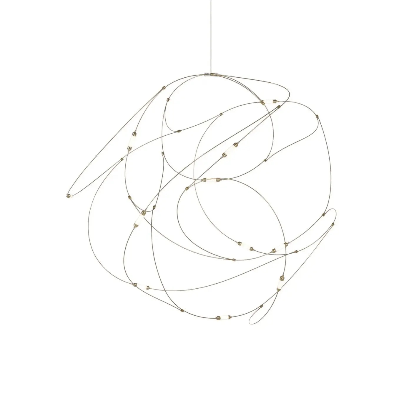 Lampa wisząca FLOCK OF LIGHT mosiądz – Moooi
