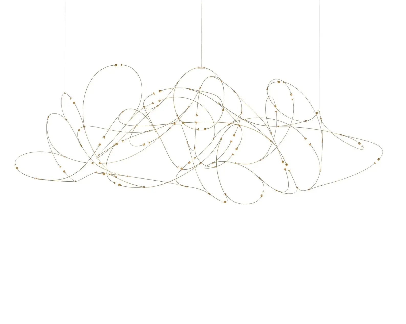 Lampa wisząca FLOCK OF LIGHT mosiądz – Moooi