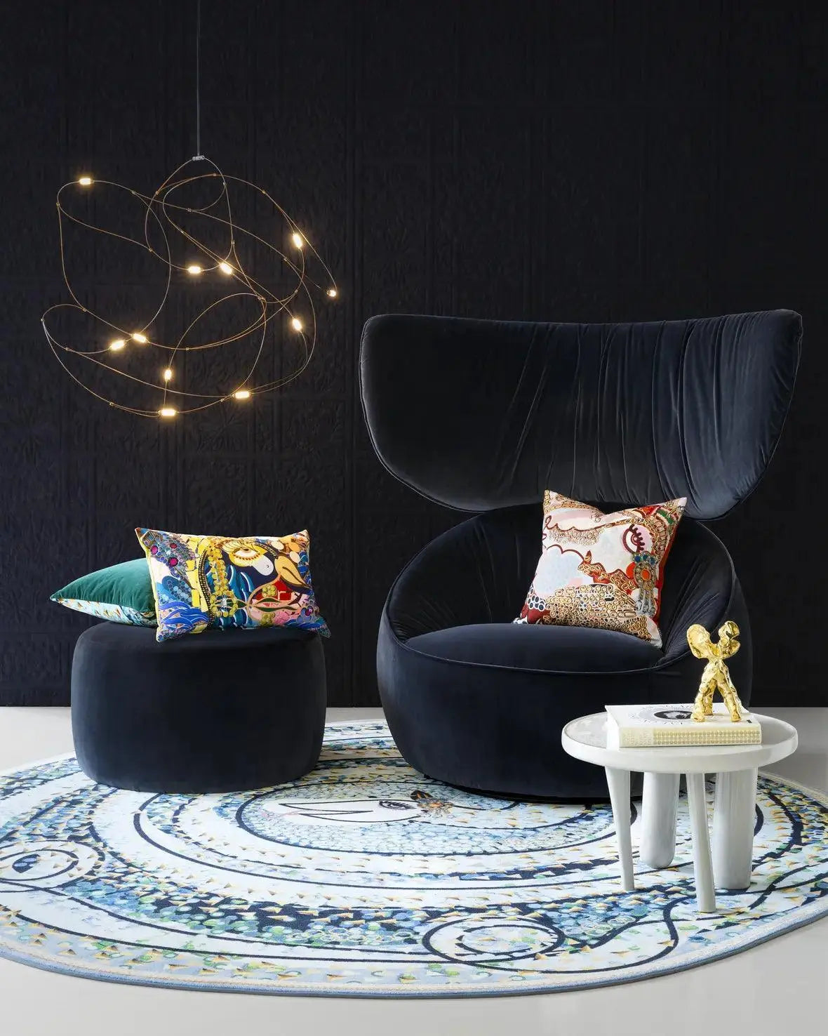 Lampa wisząca FLOCK OF LIGHT mosiądz – Moooi