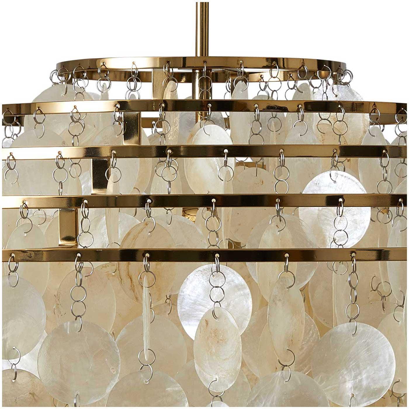 Lampa wisząca FUN 11DM z mosiężną ramą Verpan Eye on Design