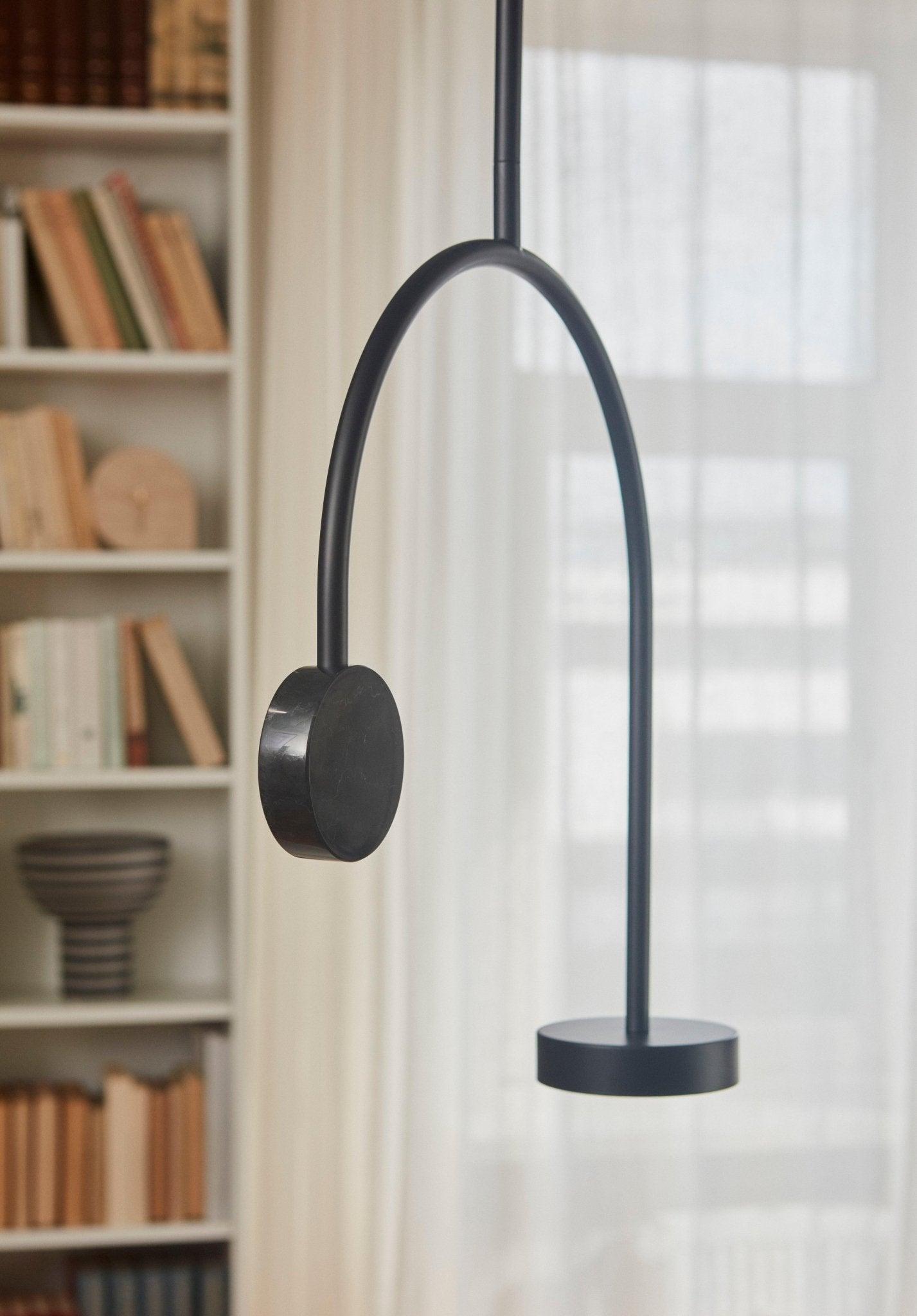 Lampa wisząca GRASIL czarny marmur AYTM Eye on Design