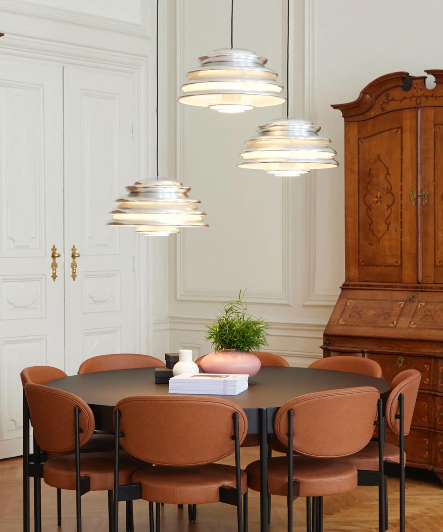 Lampa wisząca HIVE srebrny Verpan Eye on Design