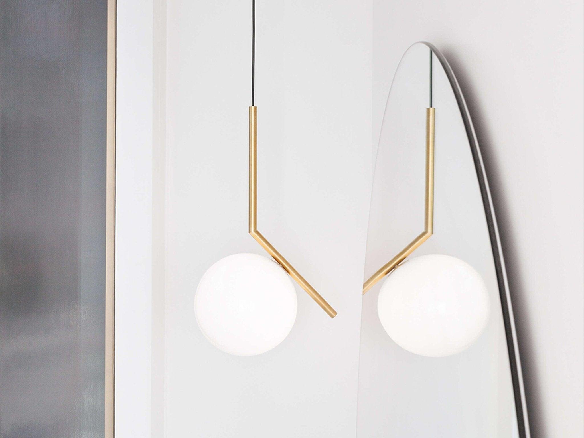 Lampa wisząca IC LIGHTS mosiężny Flos Eye on Design