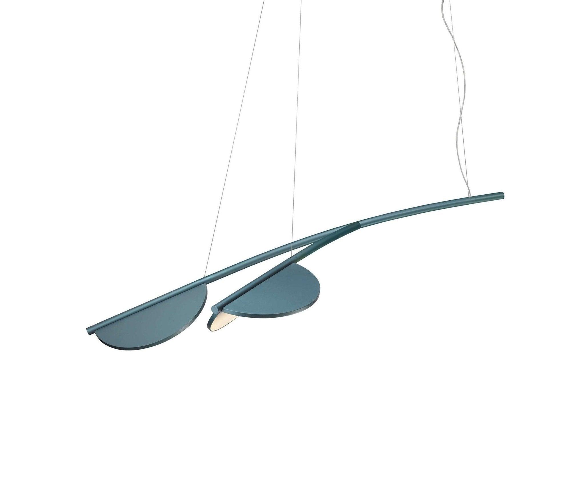 Lampa wisząca krótka ALMENDRA ORGANIC niebieski Flos 2 Eye on Design