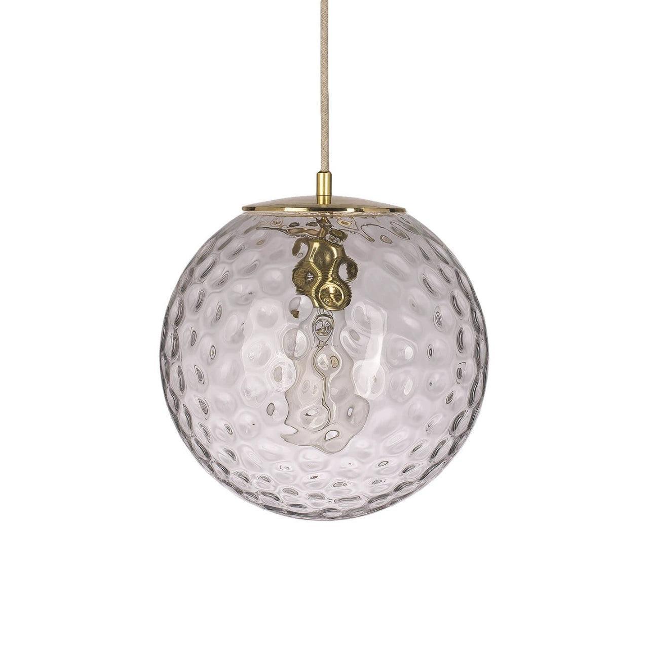 Lampa wisząca KULA REFLEKSYJNA mosiężny Embassy Interiors 25 cm klasyczne Eye on Design