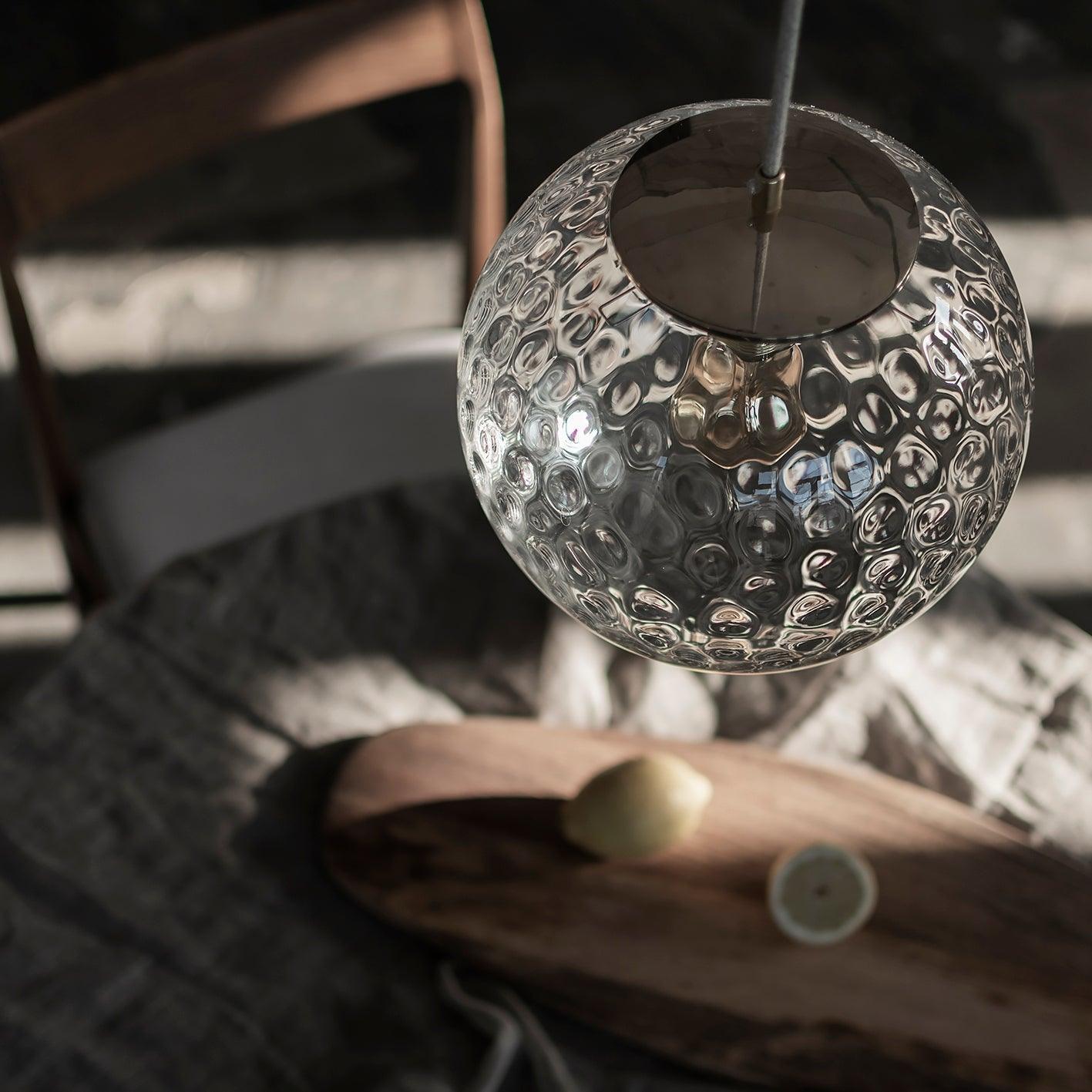 Lampa wisząca KULA REFLEKSYJNA nikiel Embassy Interiors Eye on Design