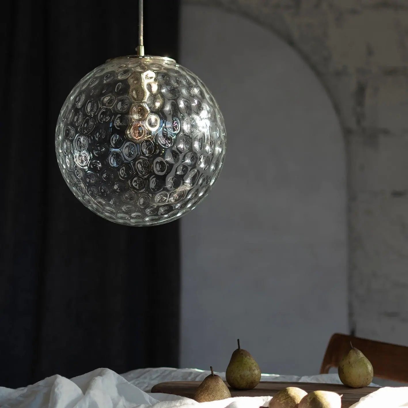 Lampa wisząca KULA REFLEKSYJNA nikiel – Embassy Interiors