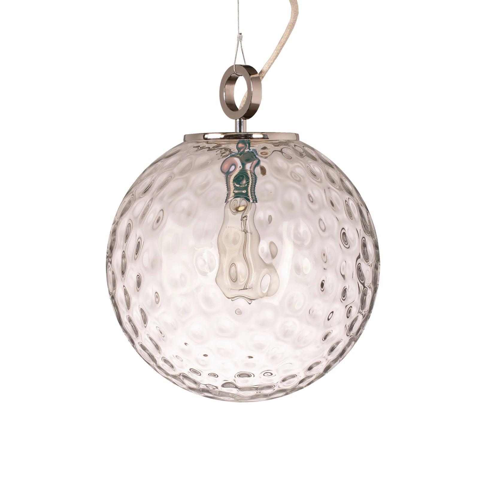 Lampa wisząca KULA REFLEKSYJNA nikiel Embassy Interiors Eye on Design