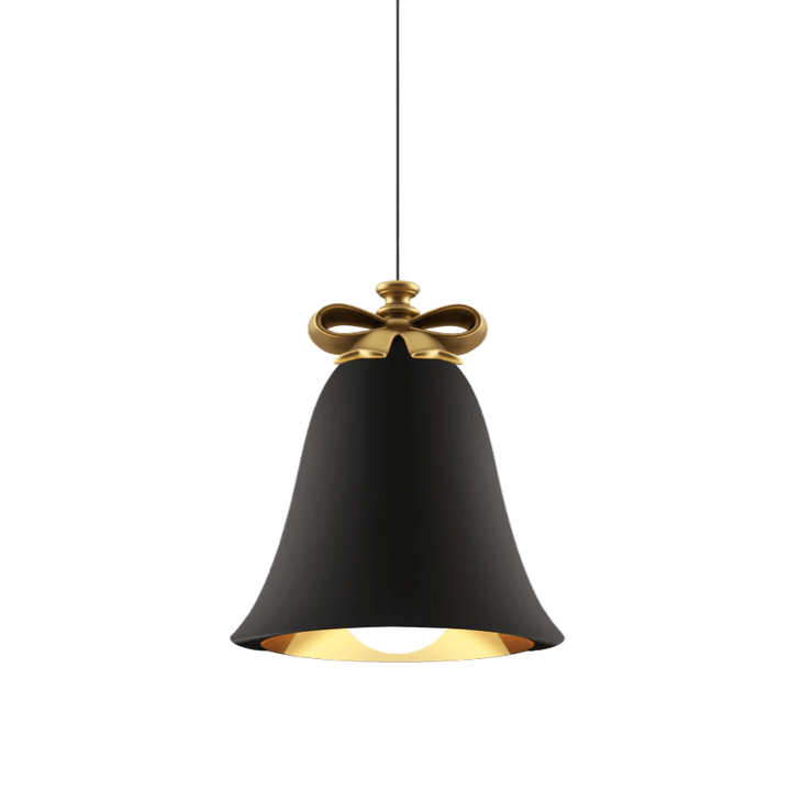 Lampa wisząca MABELLE czarny ze złotym Qeeboo Eye on Design