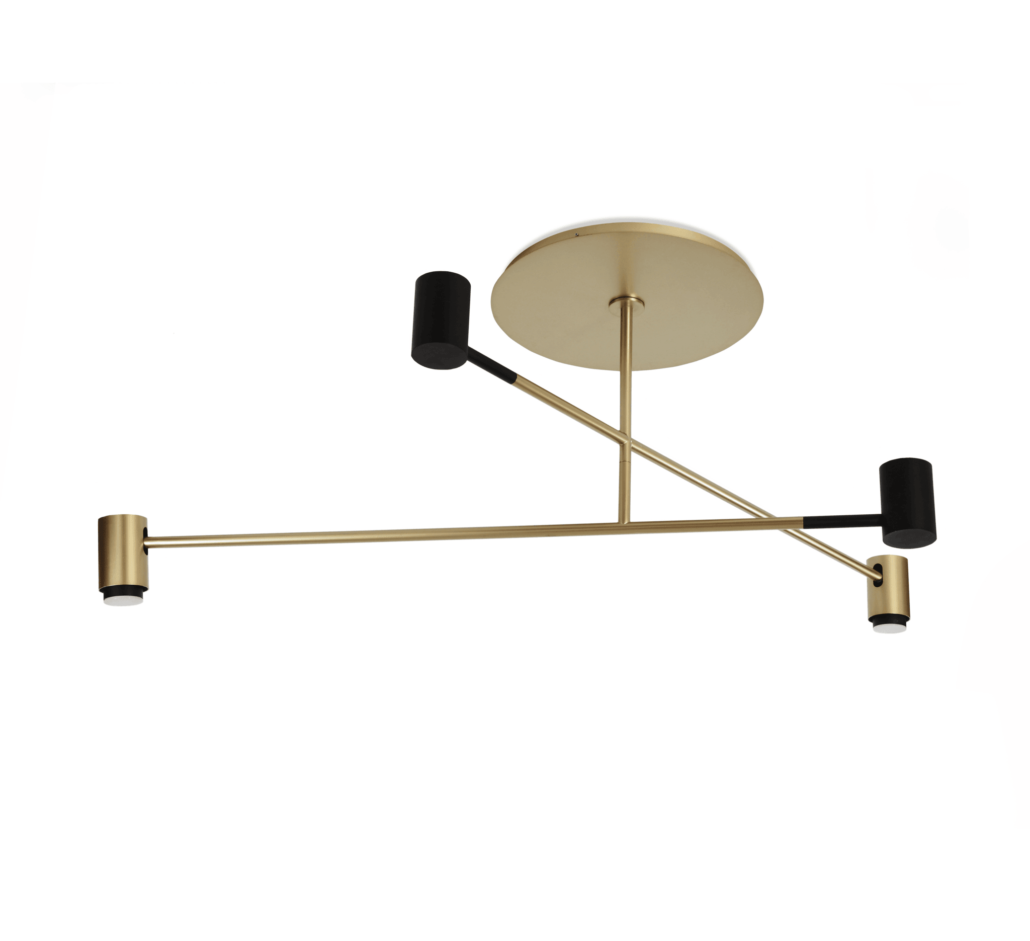 Lampa wisząca MELANOCETUS DOUBLE satynowy złoty Contardi Eye on Design