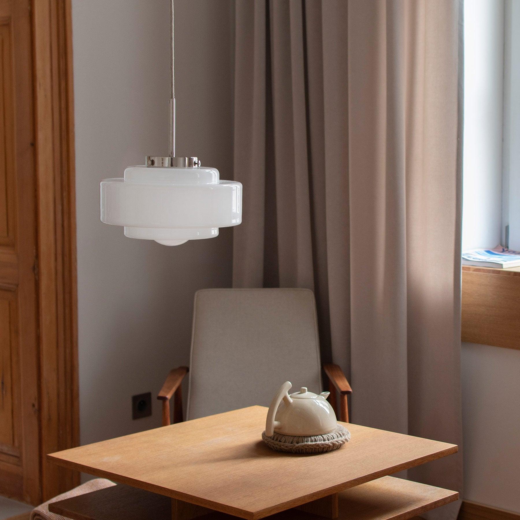 Lampa wisząca MÉMOIRE nikiel Embassy Interiors Eye on Design