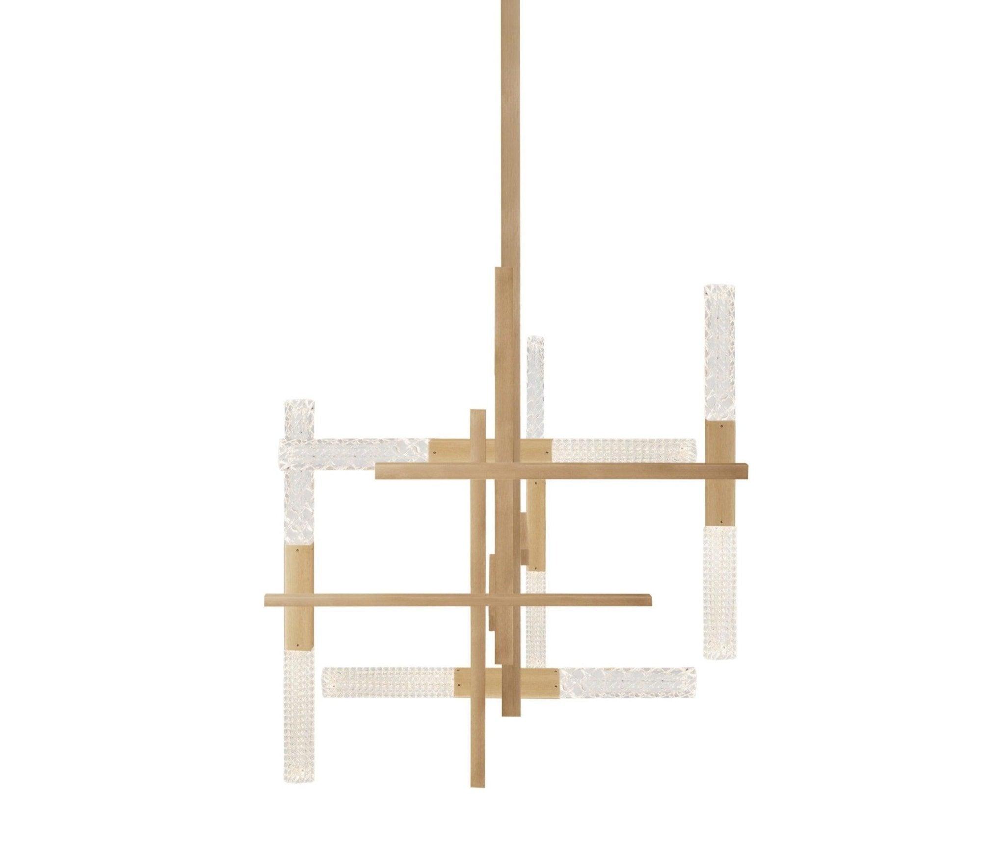 Lampa wisząca MIKADO satynowy mosiądz Contardi Eye on Design