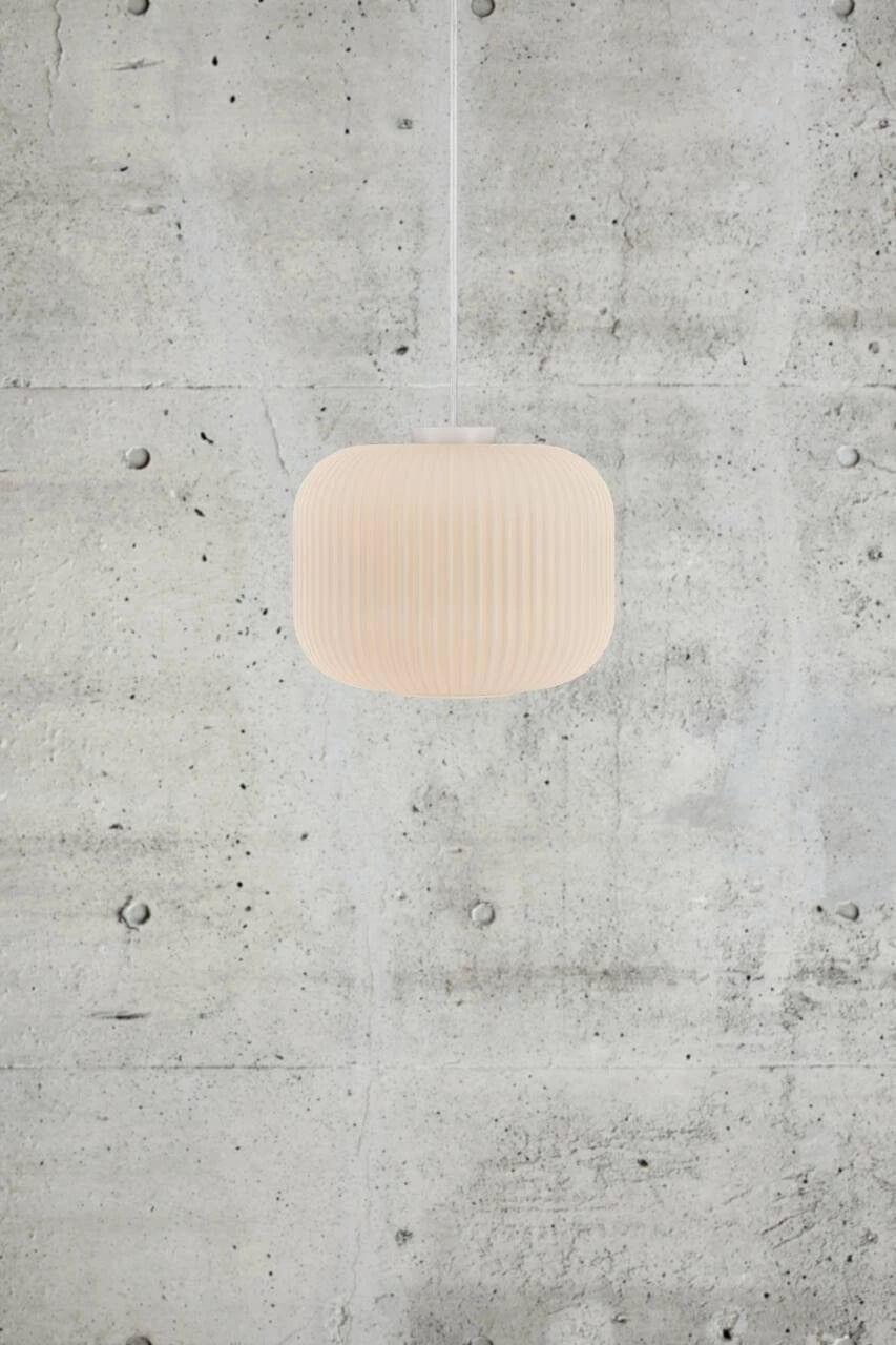 Lampa wisząca MILFORD OVAL szkło z białym wykończeniem Nordlux Eye on Design