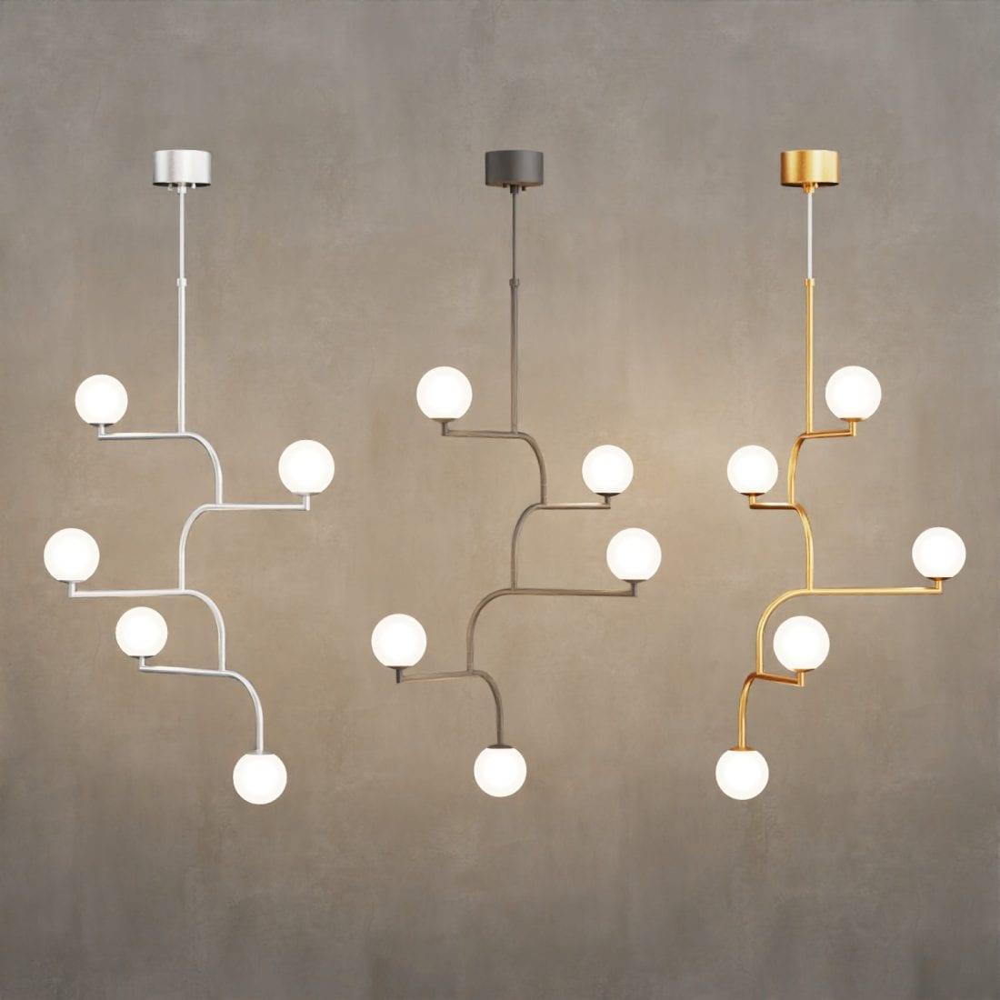 Lampa wisząca MOBIL GRAND nikiel Pholc Eye on Design
