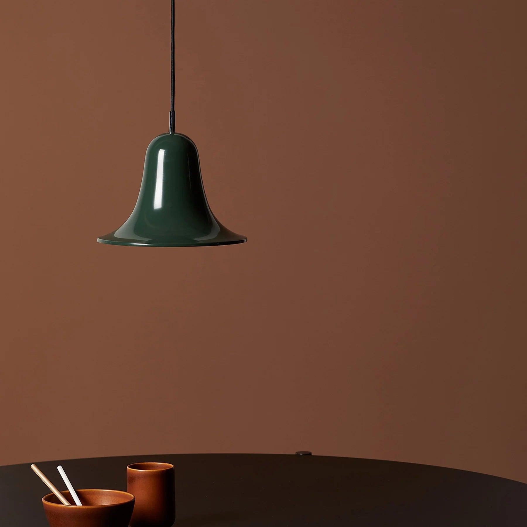 Lampa wisząca PANTOP ciemnozielony Verpan Eye on Design