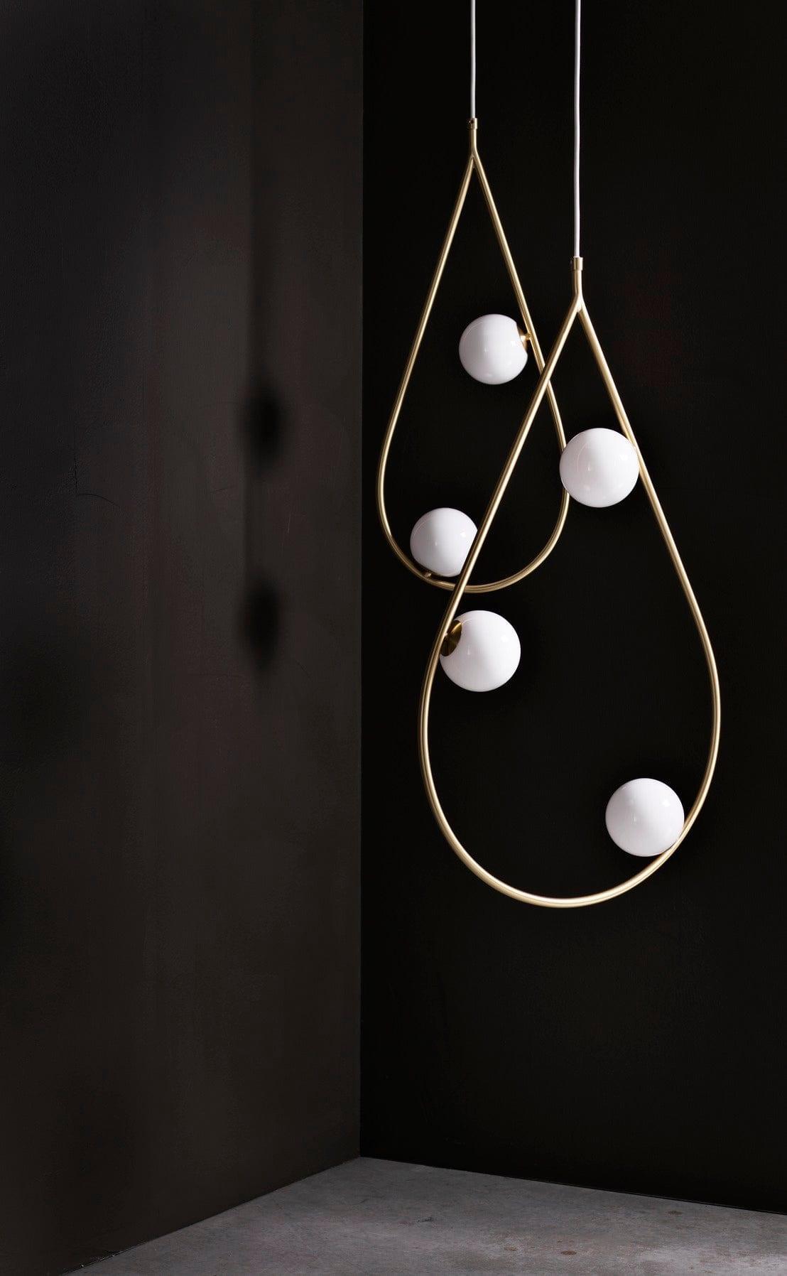 Lampa wisząca PEARLS GRAND mosiężny Pholc Eye on Design