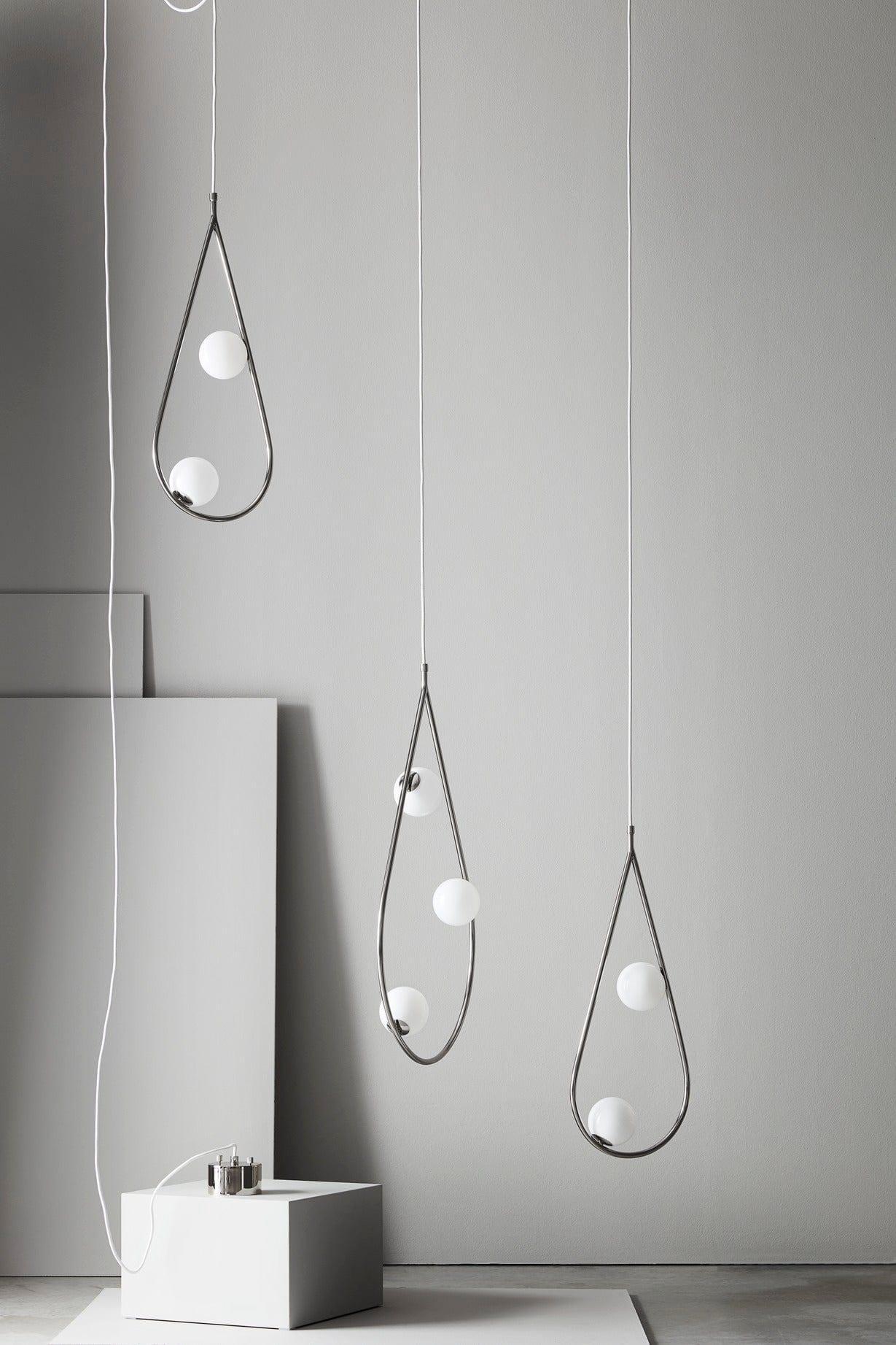 Lampa wisząca PEARLS GRAND nikiel Pholc Eye on Design