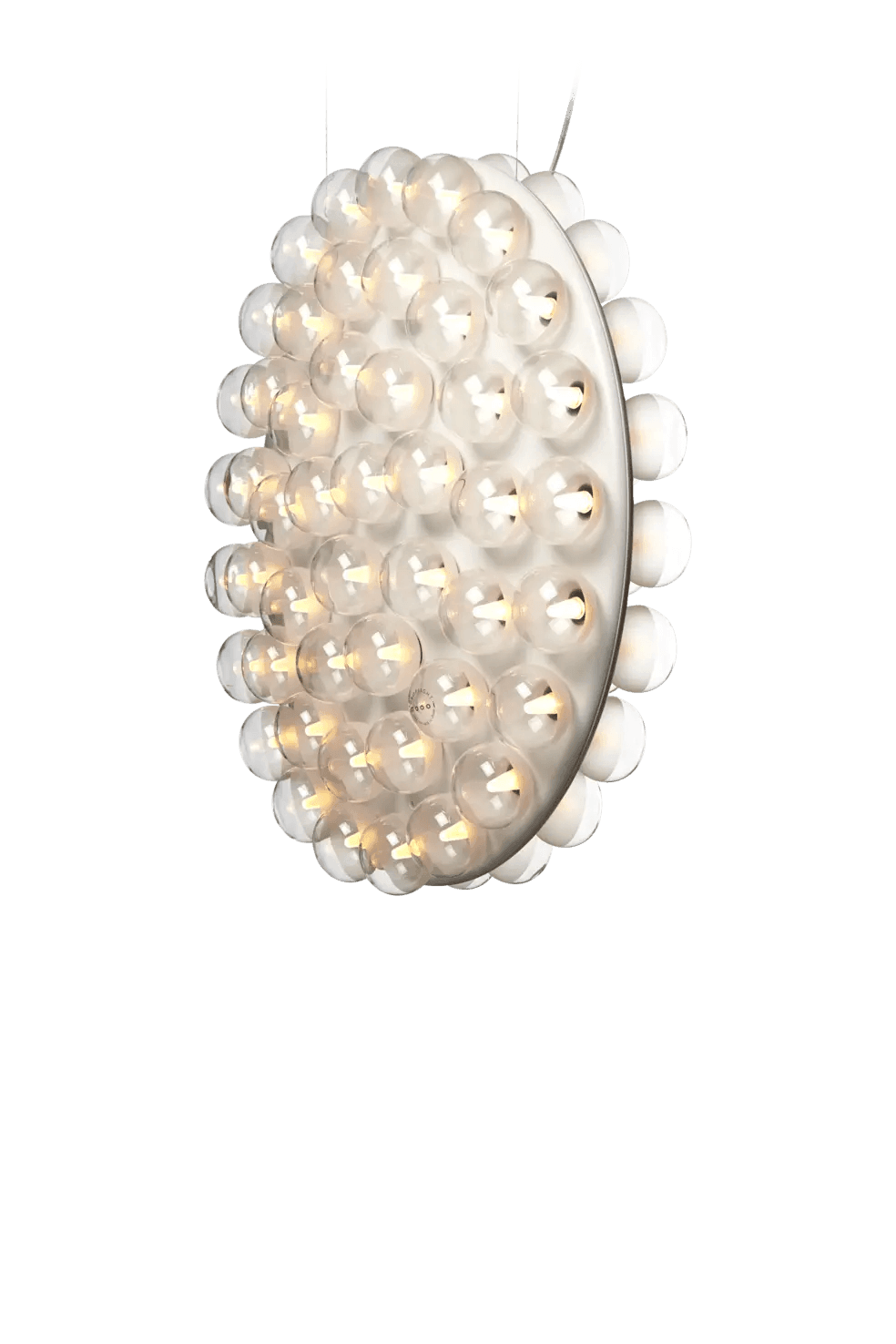 Lampa wisząca PROP LIGHT ROUND DOUBLE szkło Moooi 2000K Pionowe Eye on Design
