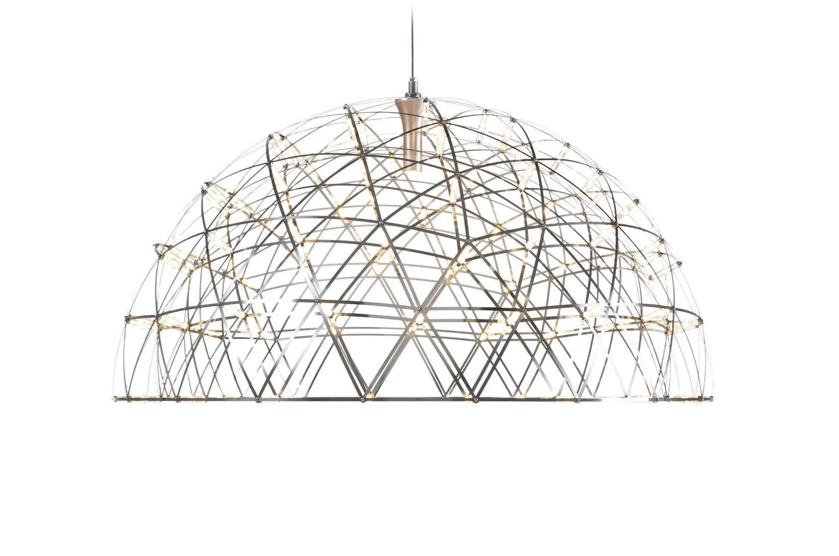 Lampa wisząca RAIMOND II DOME stal nierdzewna Moooi Eye on Design