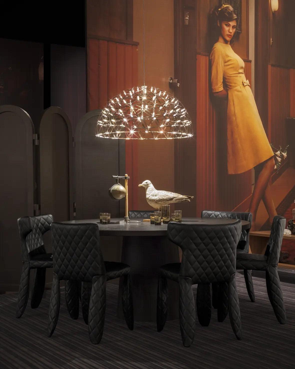 Lampa wisząca RAIMOND II DOME stal nierdzewna Moooi Eye on Design