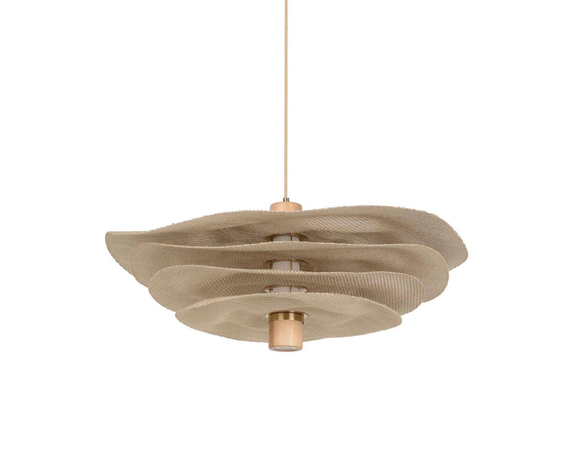 Lampa wisząca RIVAGE 2L beżowy len Market Set Eye on Design